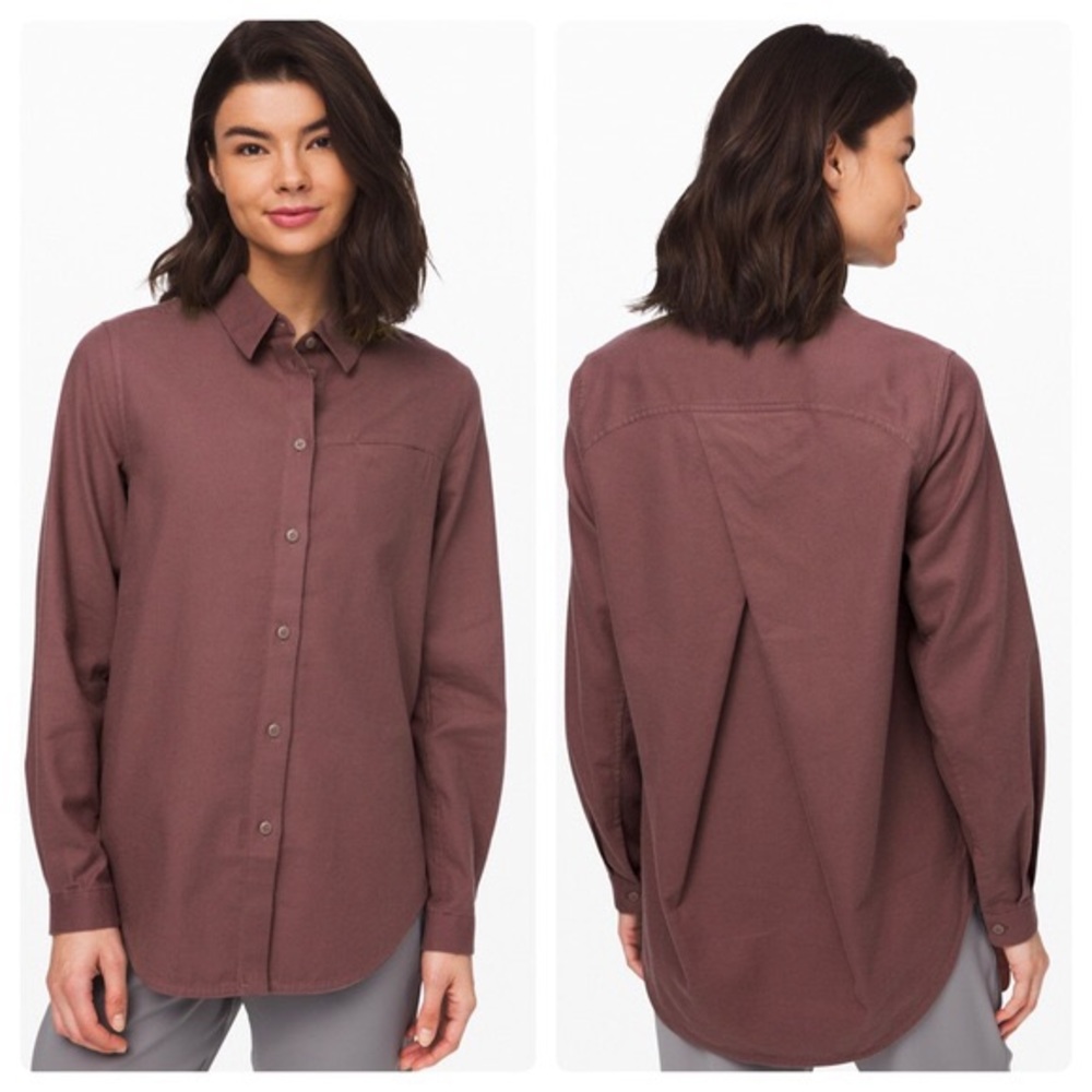 Lululemon Full Day Ahead Button Up Shirt